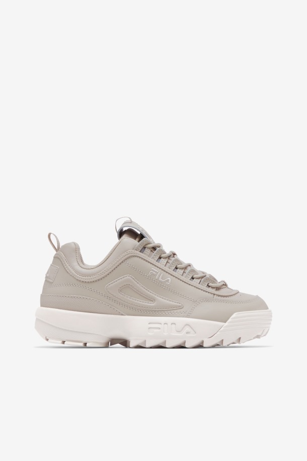 Zapatillas Fila Mujer Disruptor 2 Premium Plata Gris/blanco Arena