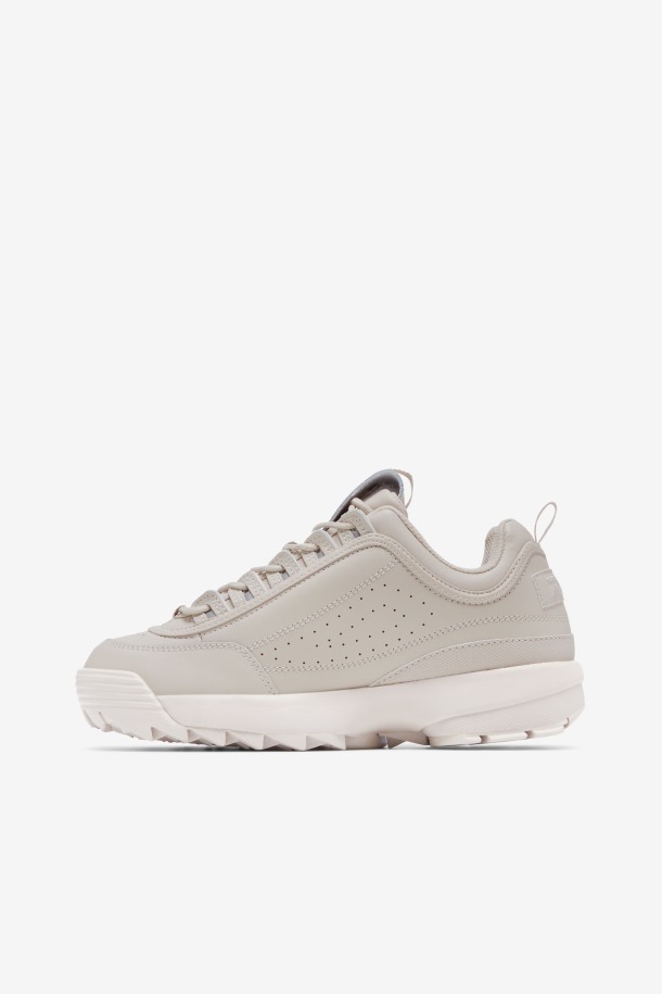 Zapatillas Fila Mujer Disruptor 2 Premium Plata Gris/blanco Arena