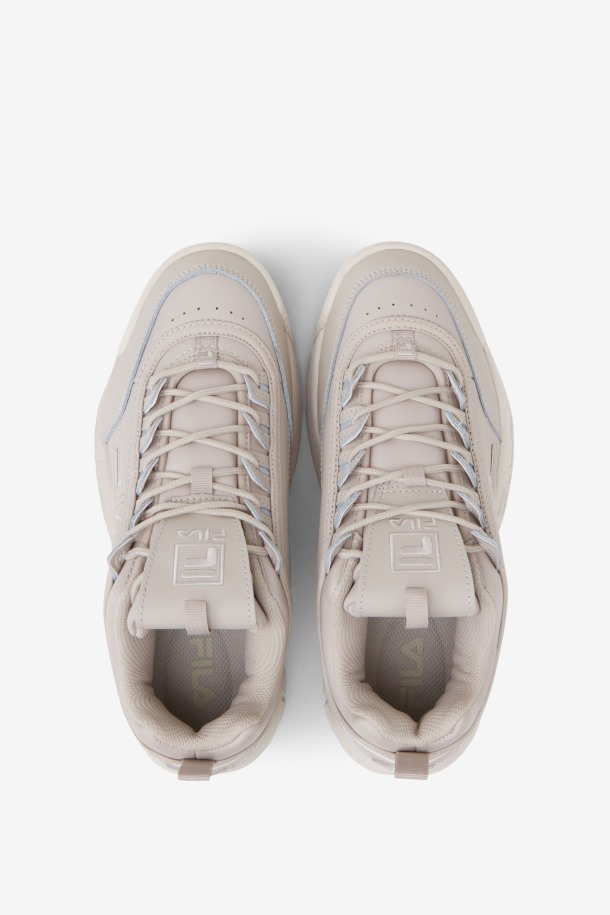 Zapatillas Fila Mujer Disruptor 2 Premium Plata Gris/blanco Arena