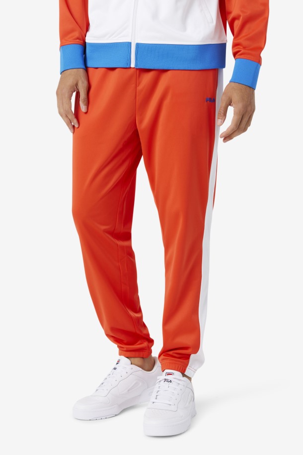 Republica Dominicana Pantalon Rojo Fiery/blanco Fila Outlet