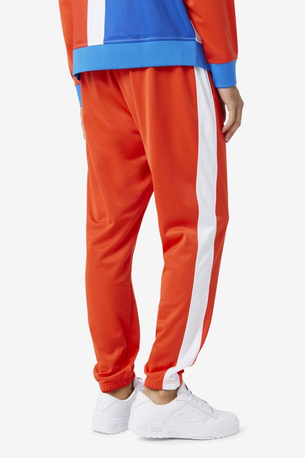 Republica Dominicana Pantalon Rojo Fiery/blanco Fila Outlet