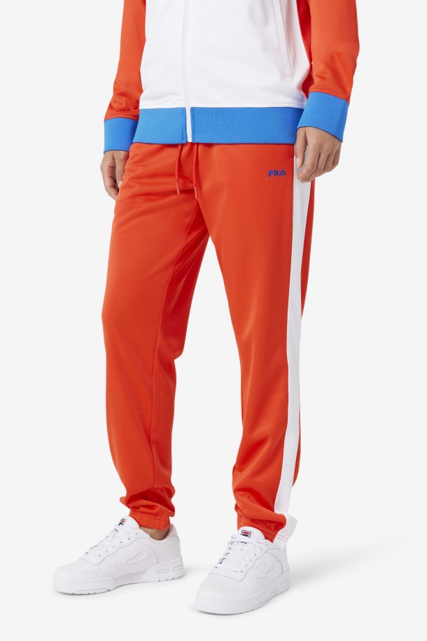 Republica Dominicana Pantalon Rojo Fiery/blanco Fila Outlet