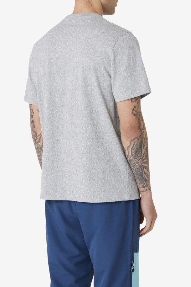 Camiseta Visuri Outlet Gris Jaspeado De Fila