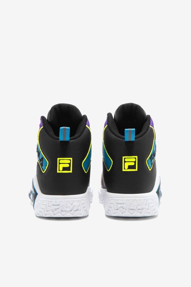 Fila Mb Negro/amarillo/morado Para Niños Grandes Outlet