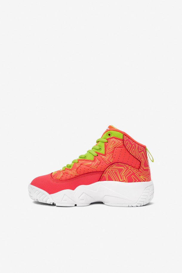 Zapatillas Mb Fila Para Niños Pequeños Fiery Coral/white/lime Punch