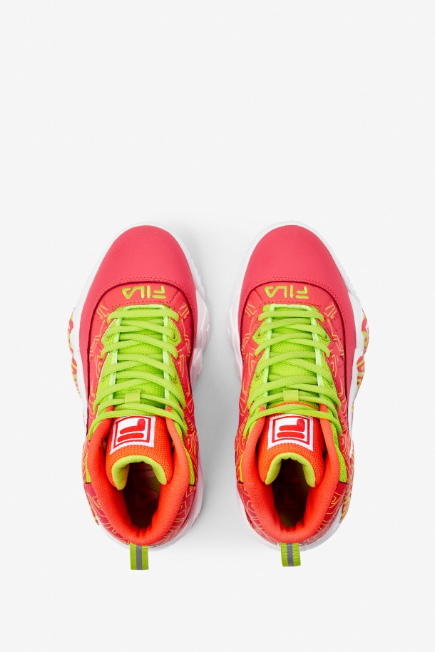 Zapatillas Mb Fila Para Niños Pequeños Fiery Coral/white/lime Punch