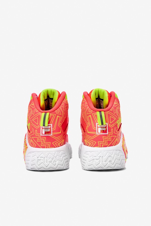 Zapatillas Mb Fila Para Niños Pequeños Fiery Coral/white/lime Punch