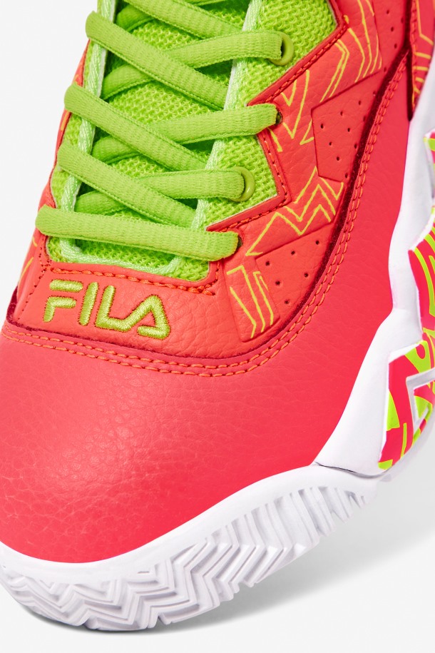 Zapatillas Mb Fila Para Niños Pequeños Fiery Coral/white/lime Punch