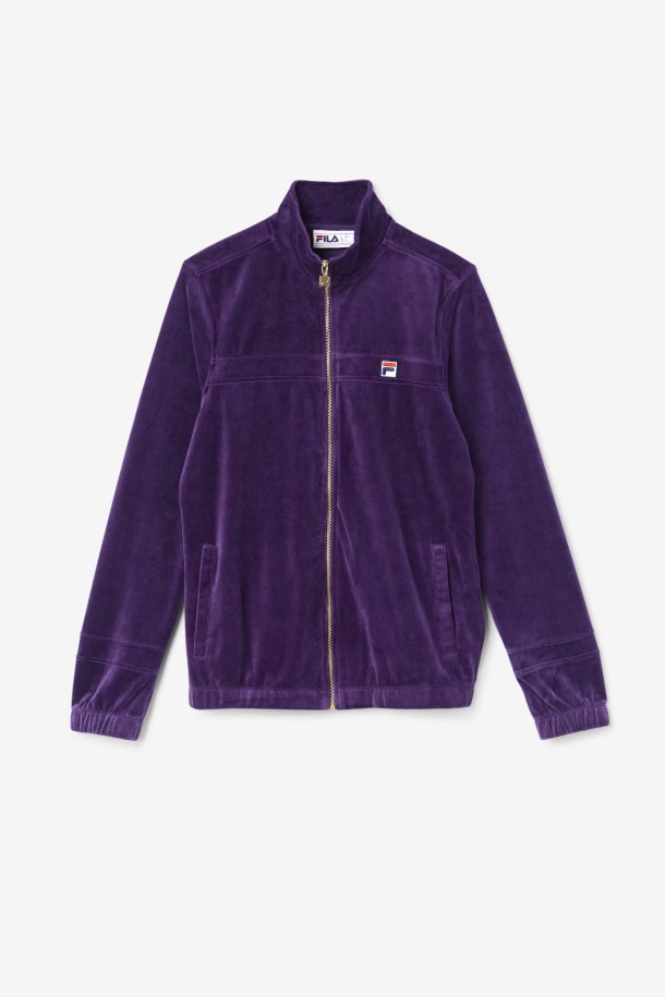 Ravid Terciopelo Chaqueta Blackberry Cordial Fila Puntos De Venta