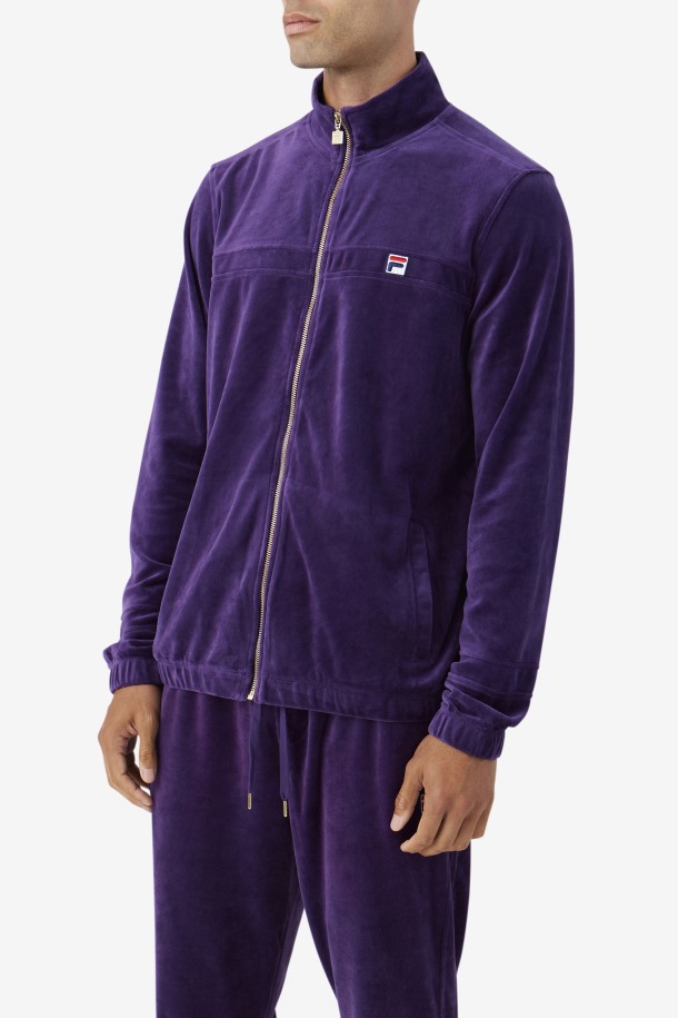Ravid Terciopelo Chaqueta Blackberry Cordial Fila Puntos De Venta