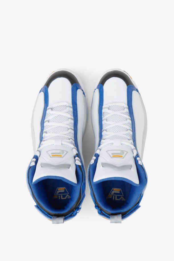 Fila Outlets Hombre Grant Hill 2 Blanco/nebulas Azul/limón