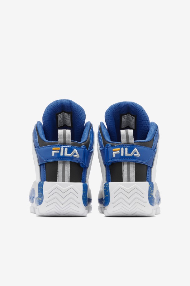 Fila Outlets Hombre Grant Hill 2 Blanco/nebulas Azul/limón