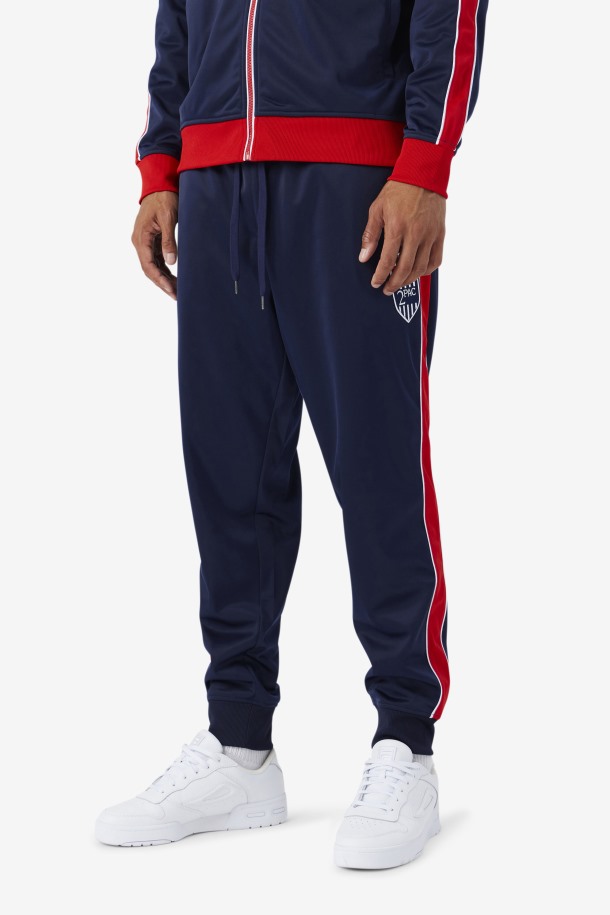 Fila Outlets 2pac Pantalón De Chándal Azul Marino/rojo/blanco