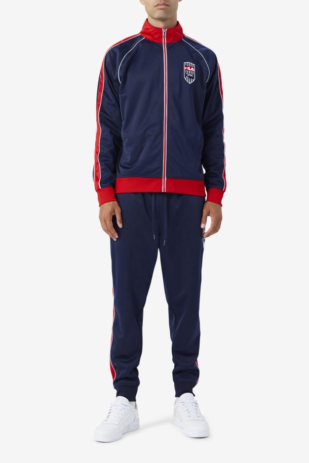 Fila Outlets 2pac Pantalón De Chándal Azul Marino/rojo/blanco