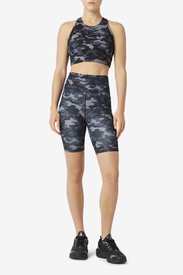 Forza 8\" Bike Short Fila Outlets Dark Camo/Black