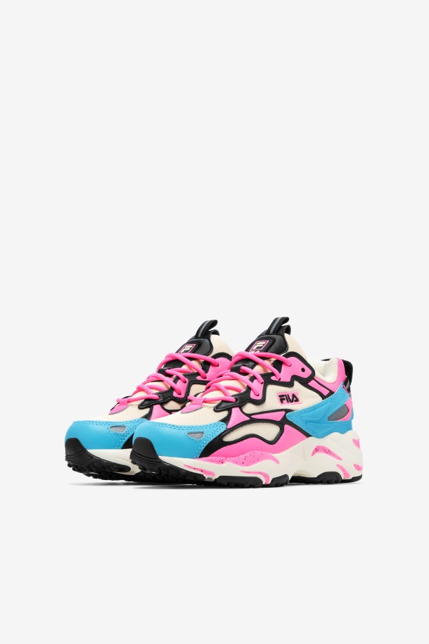 Fila Outlets Gardenia/bluefish/sugar Plum ápice Trazador De Rayos Para Niños Pequeños