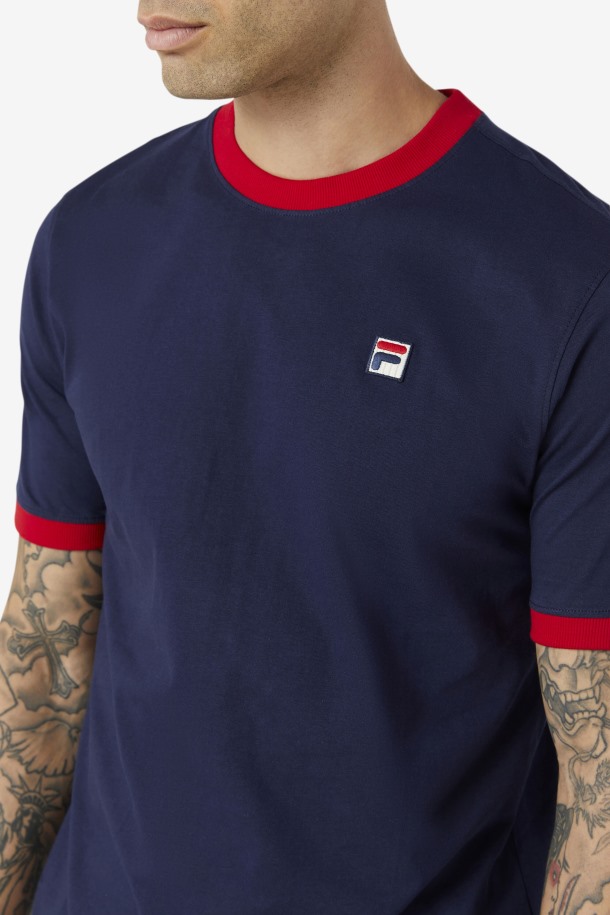 Camiseta Fila Outlet Marconi Ringer Peacoat/red