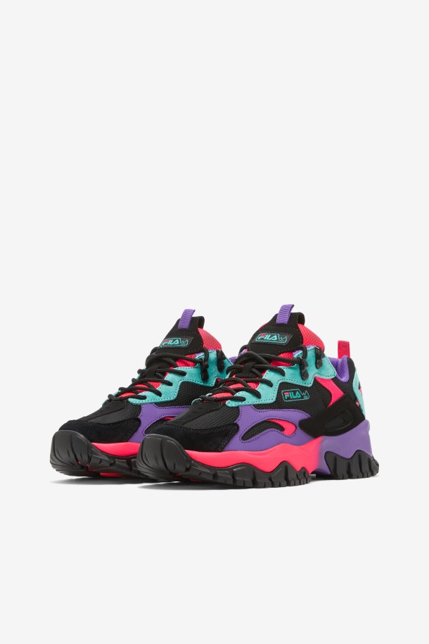 Fila Ray Tracer Tr 2 Mujer Negro/cerámica/rosa Diva