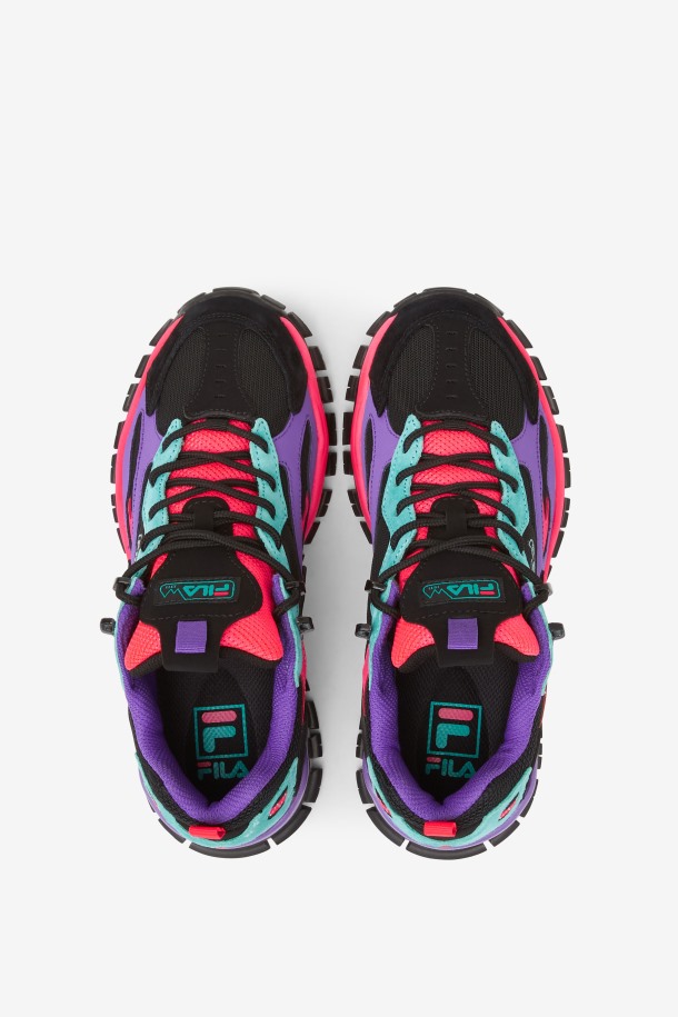 Fila Ray Tracer Tr 2 Mujer Negro/cerámica/rosa Diva
