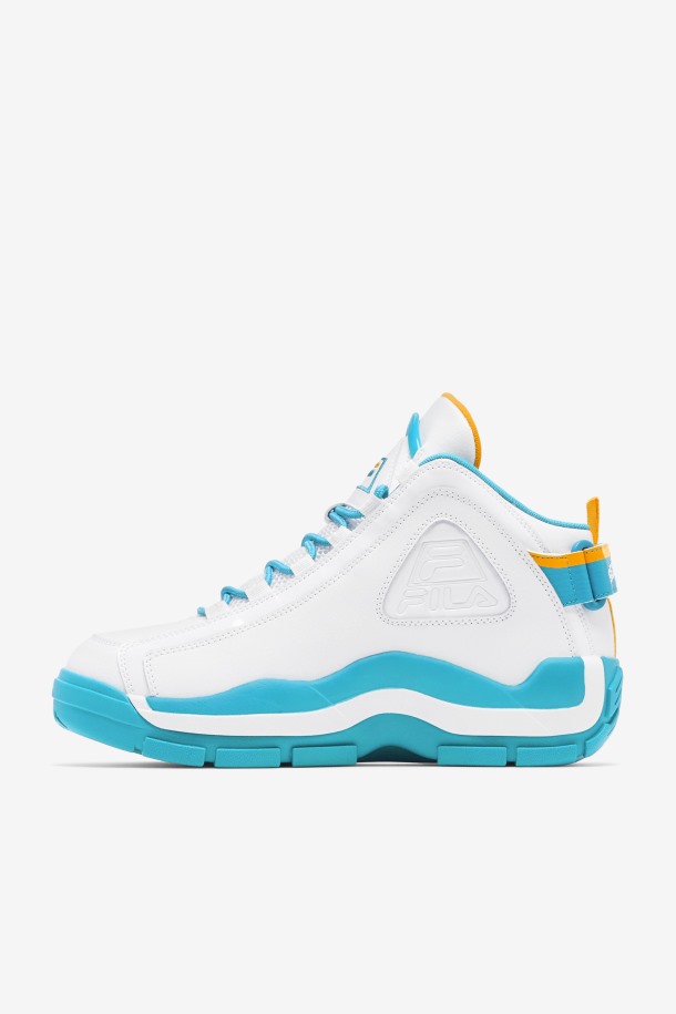 Blanco/verde Azulado/zinnia Fila Outlets Hombre Grant Hill 2 X Semi-pro