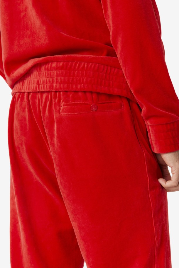 Pantalon Rojo Devell Terciopelo Cola Outlet