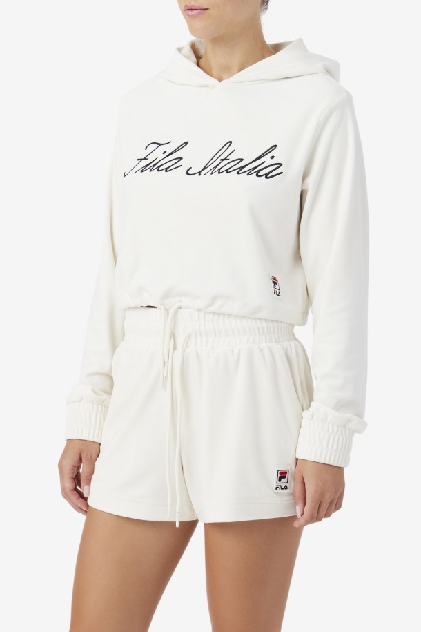 Sudadera Con Capucha Gardenia/black Sofia Fila Outlet