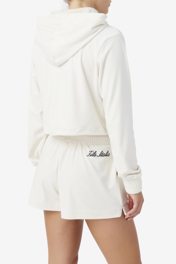 Sudadera Con Capucha Gardenia/black Sofia Fila Outlet