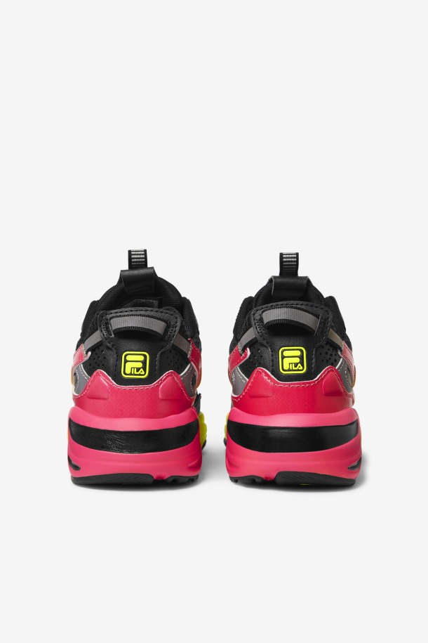 Fila Outlets Black/yellow/deep Pink Niños Grandes Ray Tracer Apex