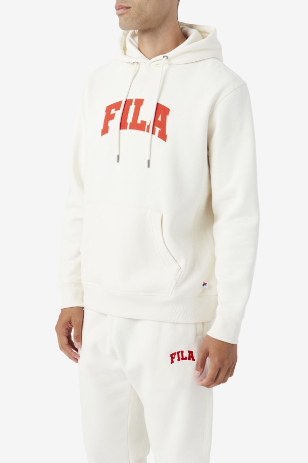 Fila Outlets Brook Sudadera Con Capucha Gardenia/firey Red