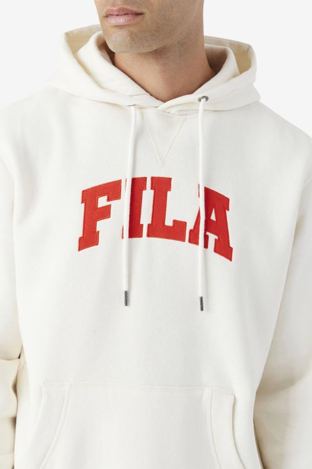 Fila Outlets Brook Sudadera Con Capucha Gardenia/firey Red