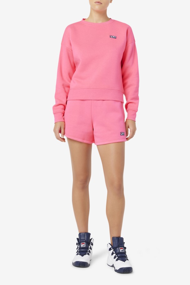 Fila Outlets Diara High Rise Short Rosa