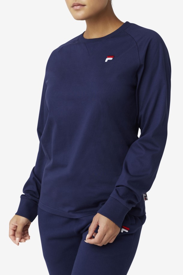 Flynn De Queue Camiseta De Manga Larga Outlets Peacoat