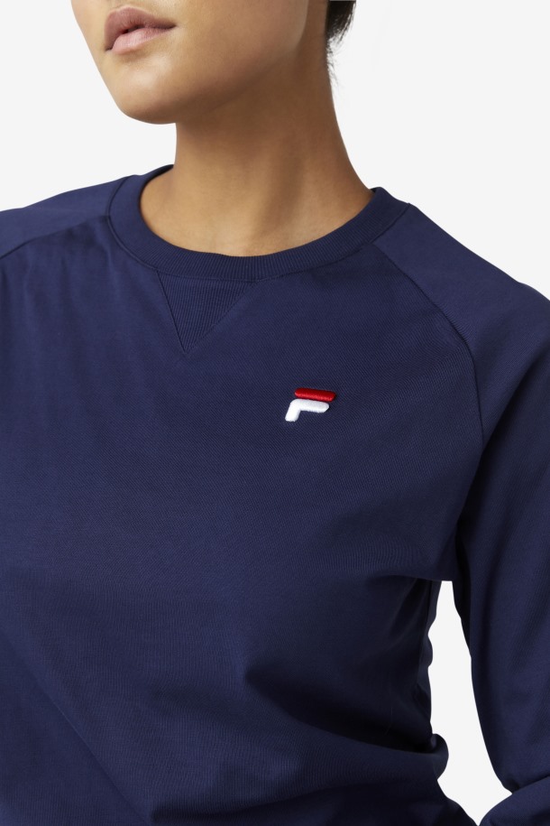 Flynn De Queue Camiseta De Manga Larga Outlets Peacoat