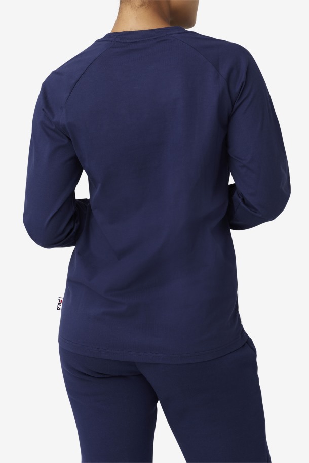Flynn De Queue Camiseta De Manga Larga Outlets Peacoat