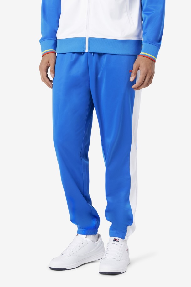 Pantalón De Chándal Ecuador Azul/blanco/rojo Fuego Fila Outlet