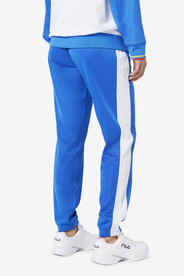 Pantalón De Chándal Ecuador Azul/blanco/rojo Fuego Fila Outlet