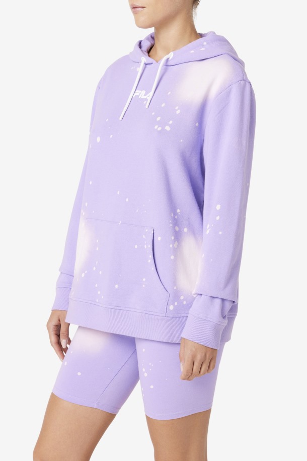 Viola Tie Dye Fila Outlets Aerolynn Tie Dye Sudadera Con Capucha