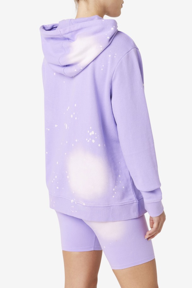Viola Tie Dye Fila Outlets Aerolynn Tie Dye Sudadera Con Capucha