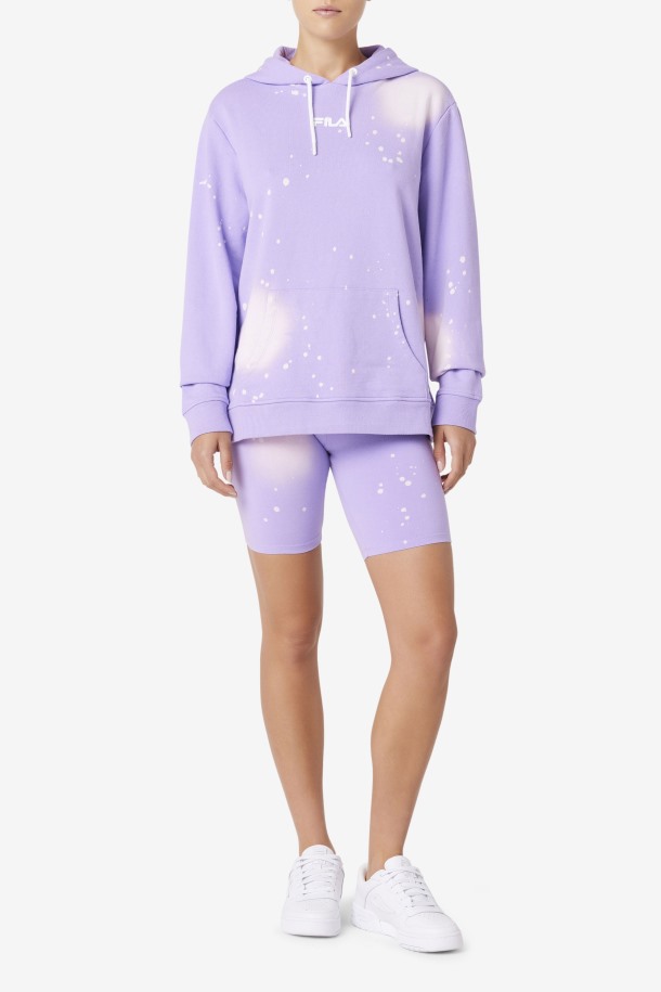 Viola Tie Dye Fila Outlets Aerolynn Tie Dye Sudadera Con Capucha