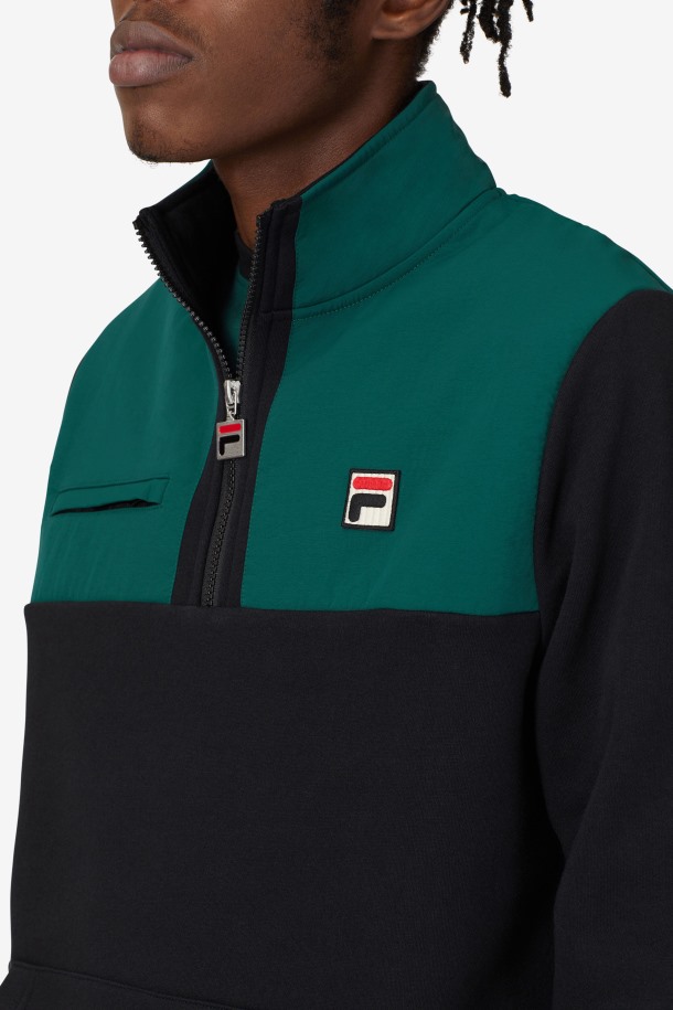 Fila Outlets Black/june Bug/golden Glow Francisco Chaqueta Polar