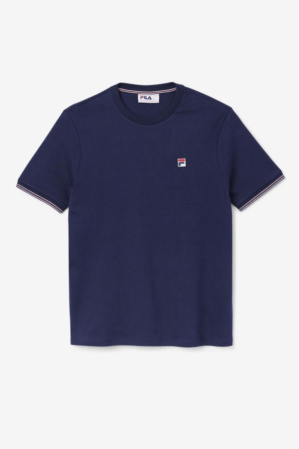 Caleb Crew Fila Outlets Azul Marino
