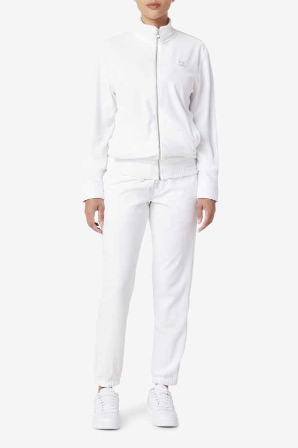 Pantalon Devell Terciopelo Cola Outlets Blanco