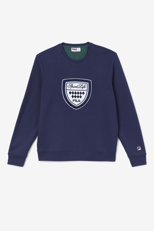 Fila Outlets Kush Crew Azul Marino/gardenia/junio Bug