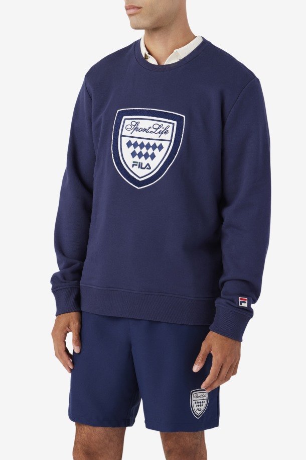 Fila Outlets Kush Crew Azul Marino/gardenia/junio Bug