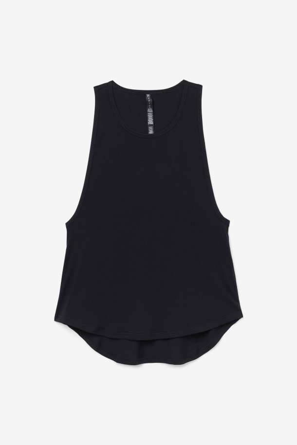 Camiseta De Tirantes Larga Fi-lux Outlets Fila Negra