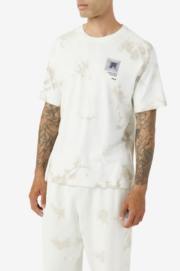 Fila Outlets Ayan Tee Piedra/azul Marino