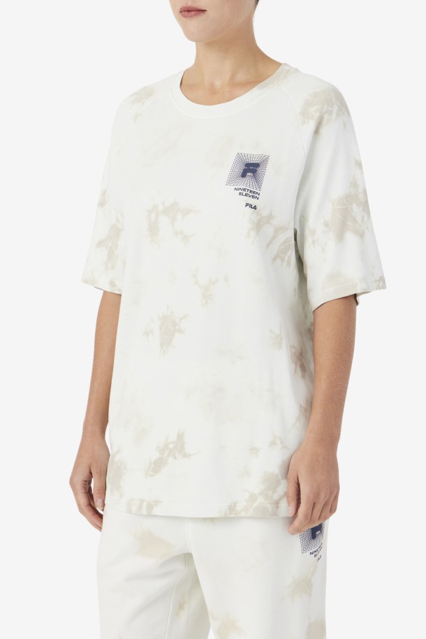Fila Outlets Ayan Tee Piedra/azul Marino