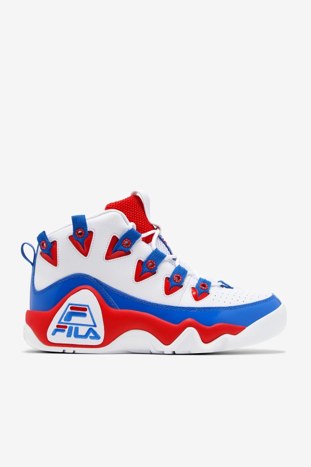 Fila Outlets Hombre Grant Hill 1 Blanco/rojo/azul