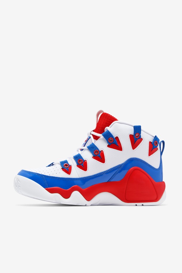 Fila Outlets Hombre Grant Hill 1 Blanco/rojo/azul