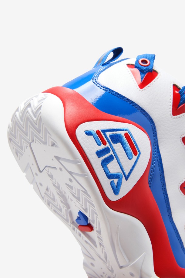 Fila Outlets Hombre Grant Hill 1 Blanco/rojo/azul
